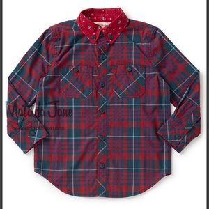 Matilda jane handsome holiday button down shirt 4